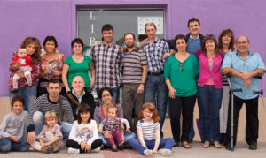 Equipo de espiral folk